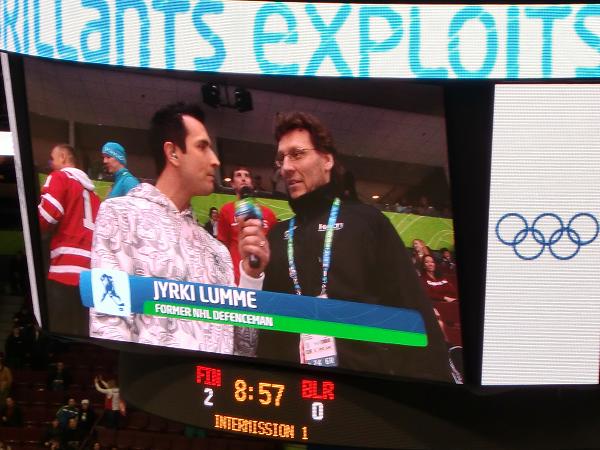 Jyrki Lumme oli tietenkin paikanpäällä Vancouverissa