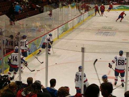 Slovakien värmer upp i OS-hockeyn